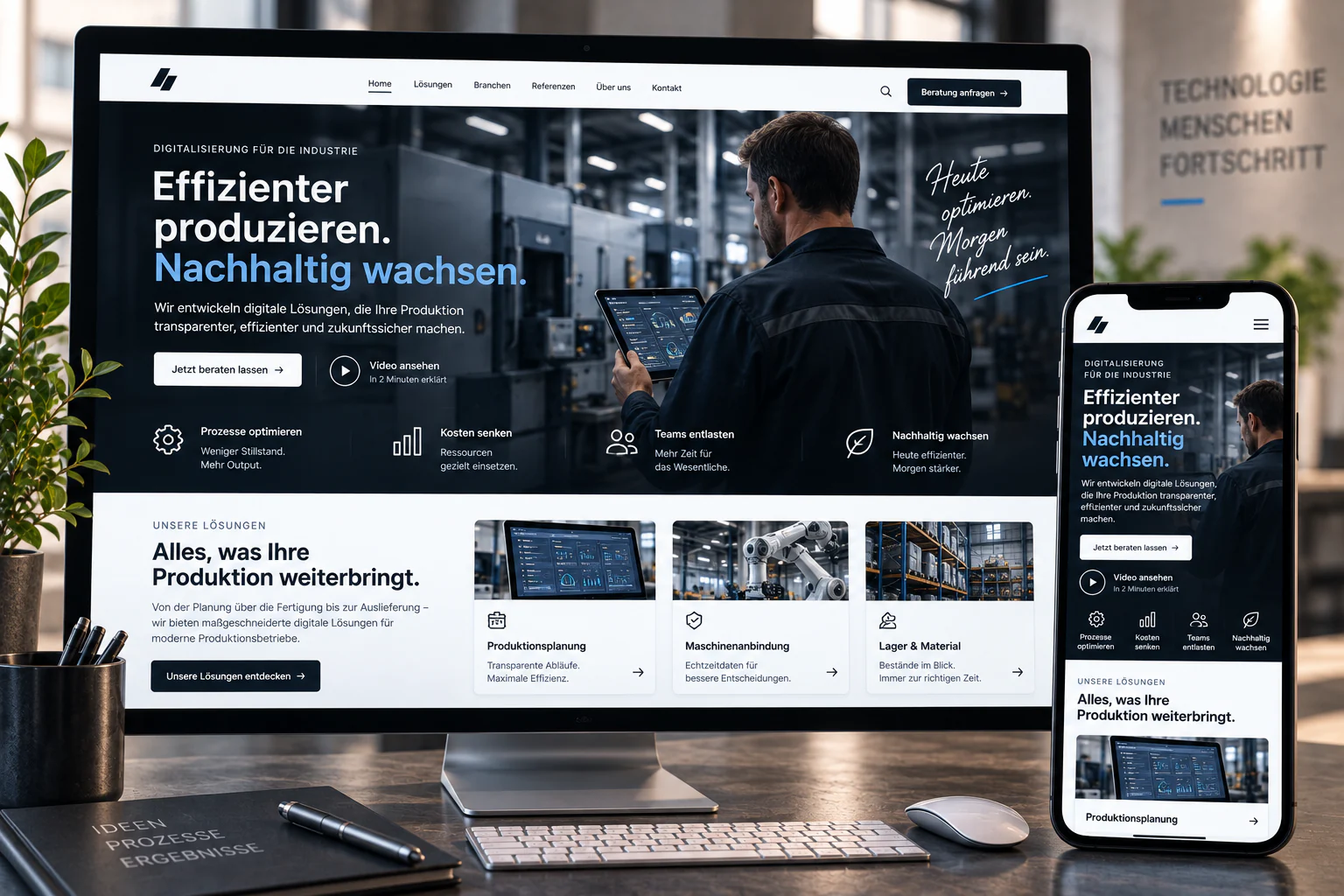 Digitale Lösungen für Produktionsprozesse