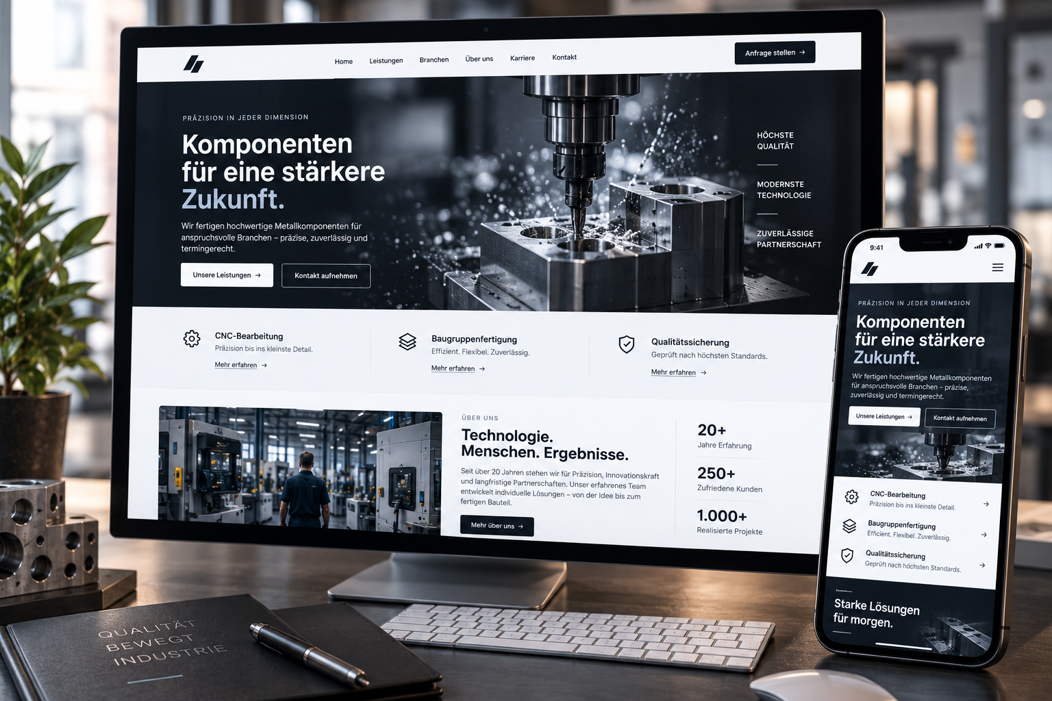 Digitale Softwarelösung für Industrie- und Produktionsunternehmen